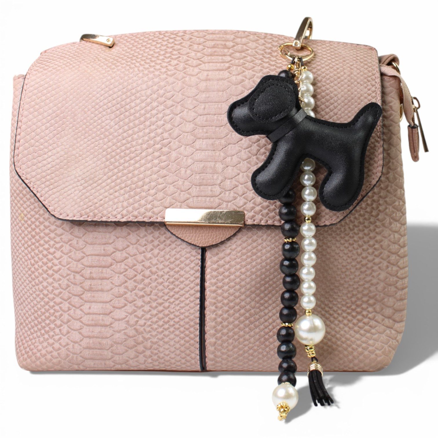 FRONHOFER Taschenanhänger 19483 Taschenanhänger mit Hund aus Kunstleder, Pe günstig online kaufen