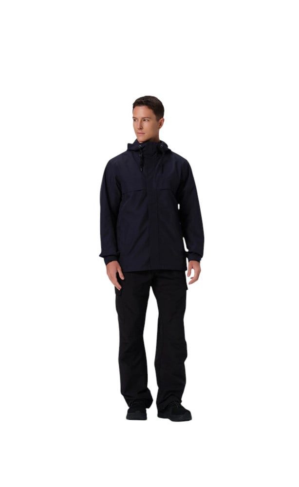 Icepeak Allwetterjacke Wanderjacke Atlanta (winddicht, wasserabweisend) dunkelblau Herren – Bild 4 von 5