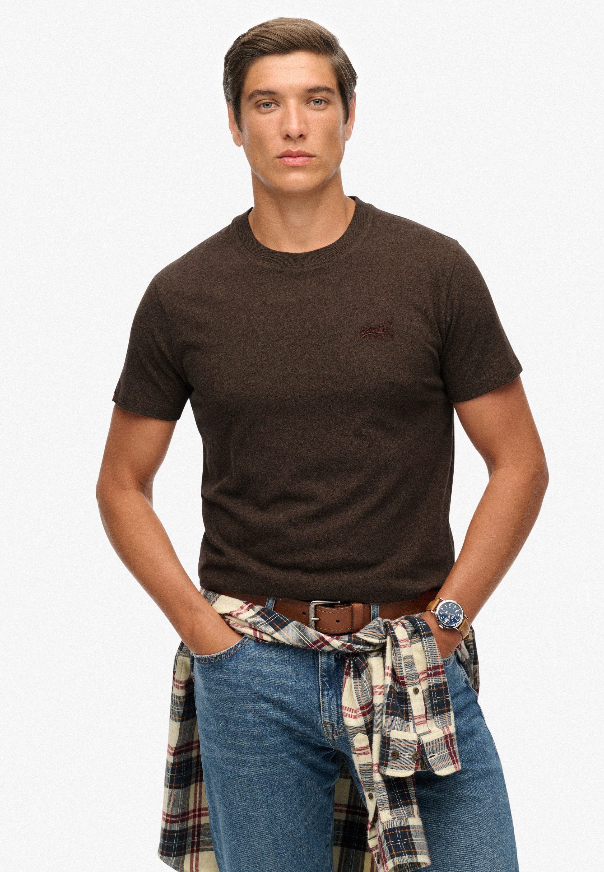 Superdry Rundhalsshirt ESSENTIAL LOGO EMB TEE günstig online kaufen