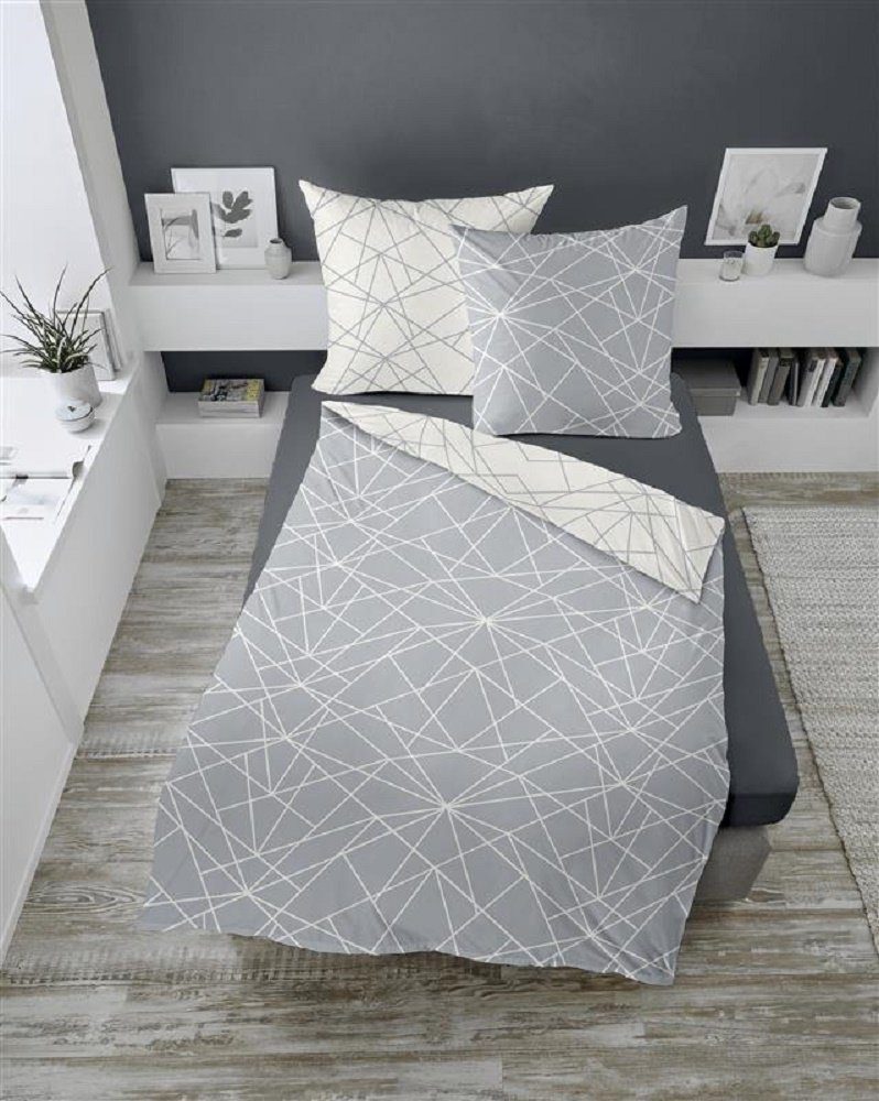 Dormisette Bettwäsche biber Bettbezug 135x200 80x80 günstig online kaufen