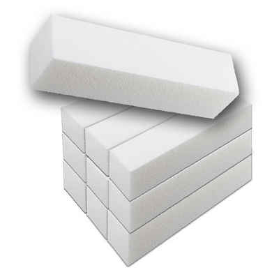 Sun Garden Nails Sandblatt-Nagelfeile Buffer weiß 10 Stück - Schleifblock - Feilblock für Nagelmodellagen -
