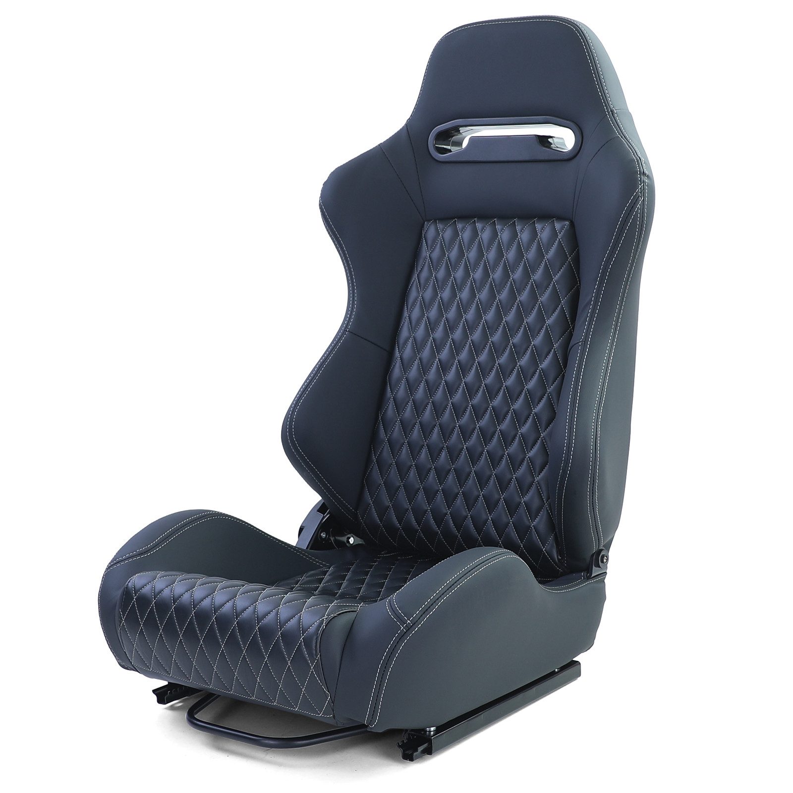 Tenzo-R Gaming Chair Sportsitz Spielekonsole Sim Racing Schwarz mit Rautenmuster