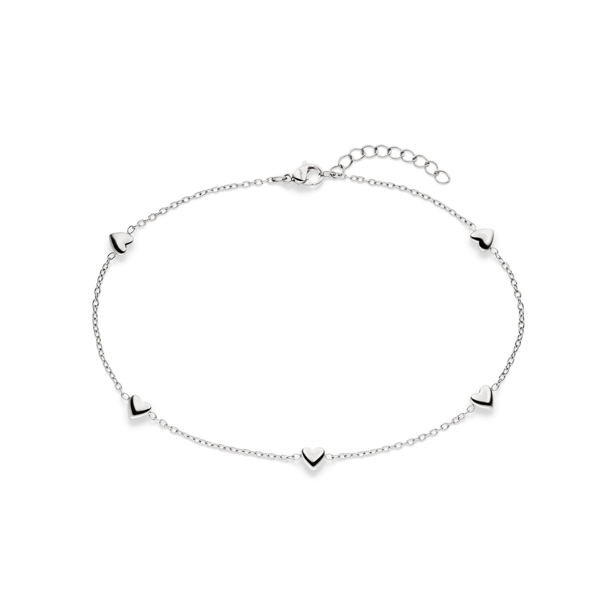 s.Oliver Fußkette Tiny Hearts Edelstahl günstig online kaufen