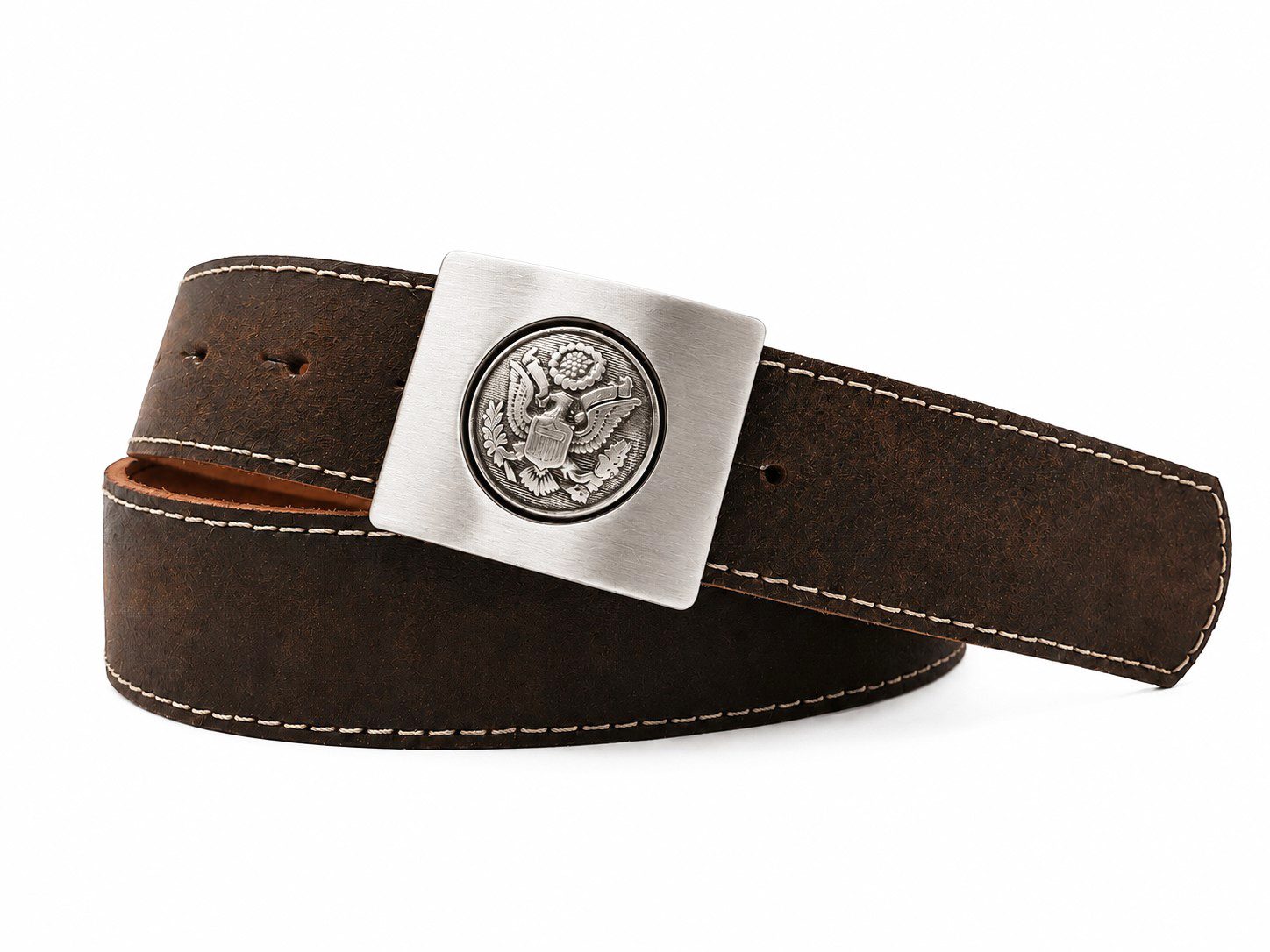 Cassandra Accessoires Ledergürtel "Eagle" mit Adler-Schließe Echt Leder - MADE IN GERMANY