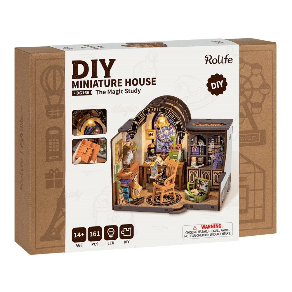 ROLIFE 3D-Puzzle DIY Miniature House "The Magic Study", 267 Puzzleteile günstig online kaufen