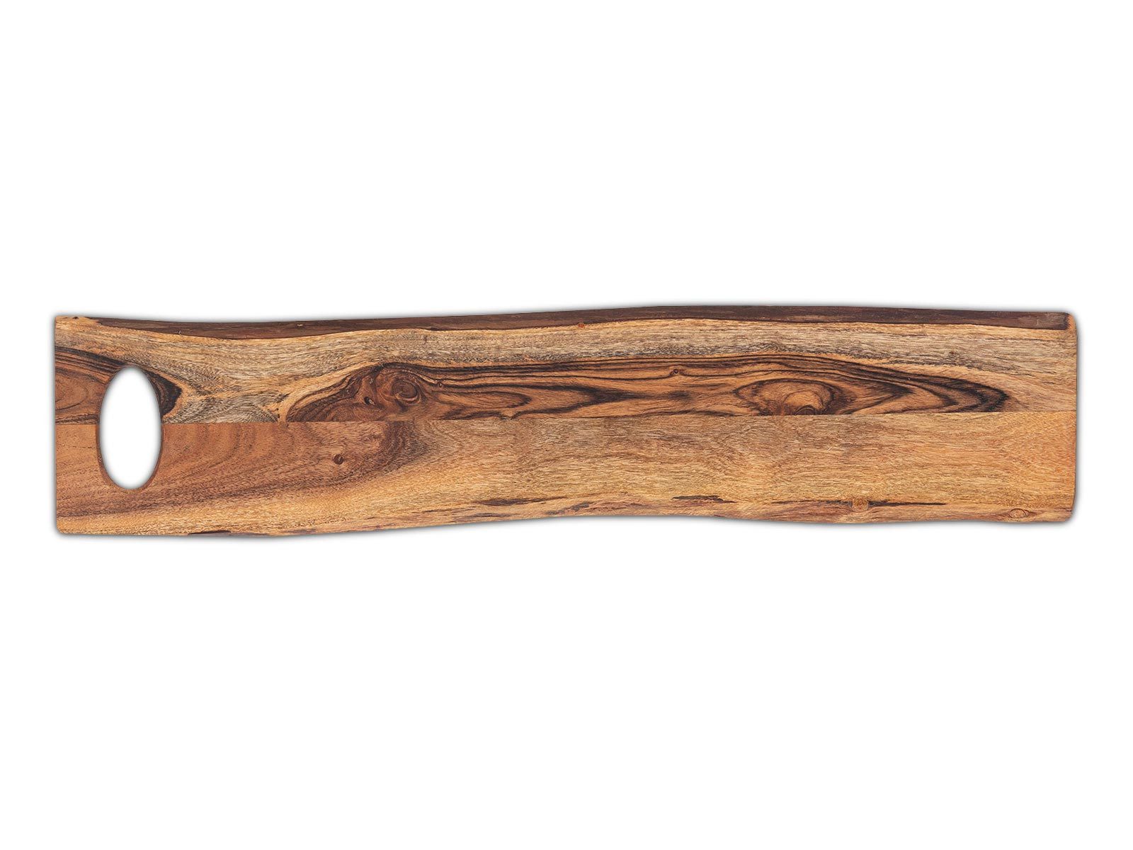Tablett Holzbrett Servierbrett Dekotablett Thor 70x15cm Dekobrett Akazie massi