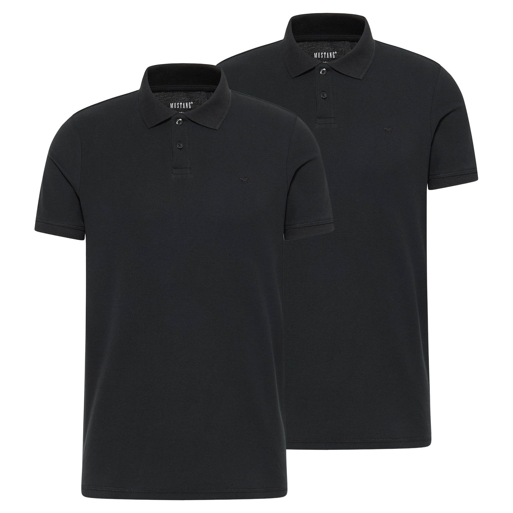 Poloshirt Herren Poloshirt 2er Pack Baumwolle Style Palco 2P