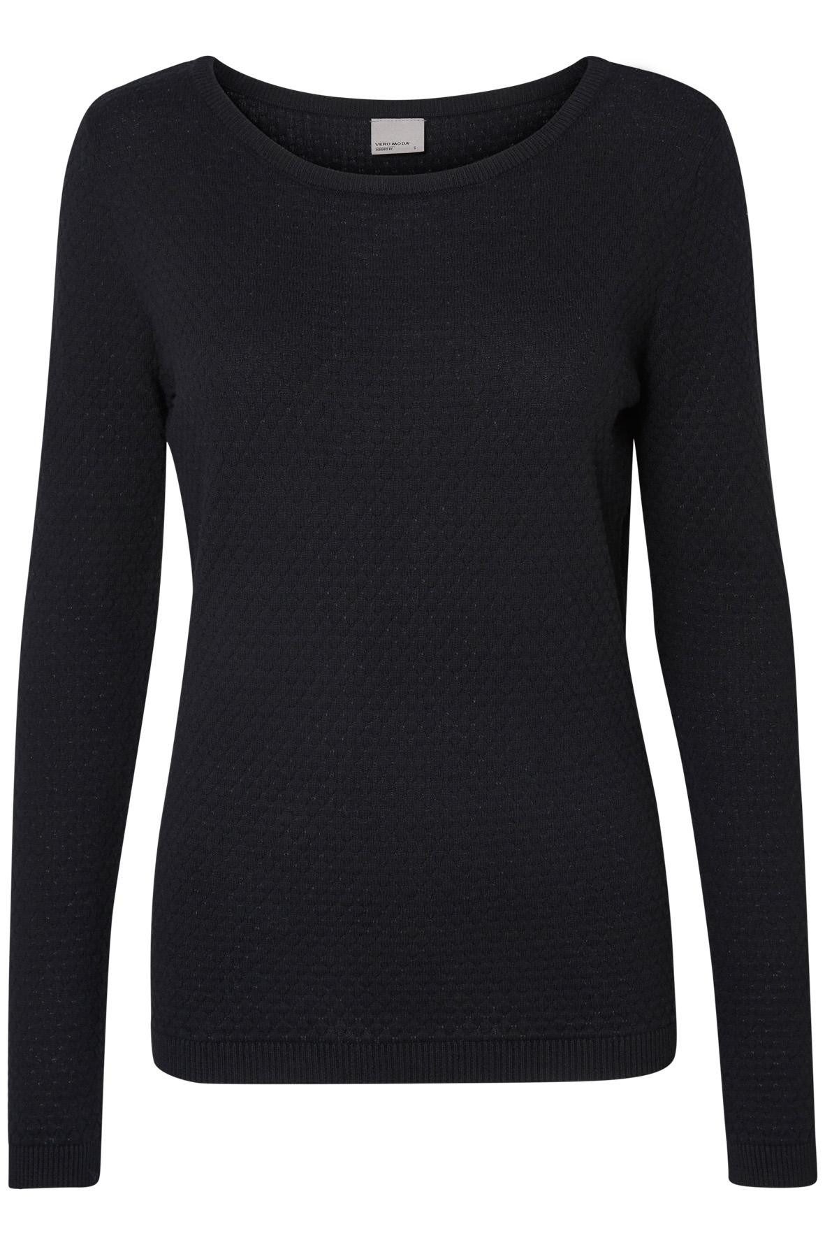 Vero Moda Strickpullover VMCARE STRUCTURE LS O-NECK BLOU NOOS günstig online kaufen