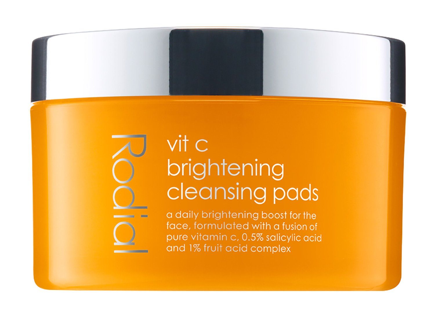 Rodial Anti-Falten-Serum Rodial Spezialpflege Vit C Brightening Pads Reinigungs-Pads mit hautverfeinernden Vitamin C und Fruchtsäuren.