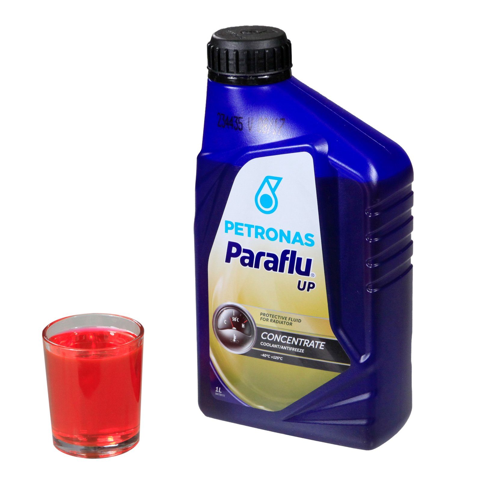 Petronas Kühlerfrostschutz Paraflu UP Kühlflüssigkeit 1Liter Fiat 9.55523, bis -40 °C, 1 St., Farbe: Rot