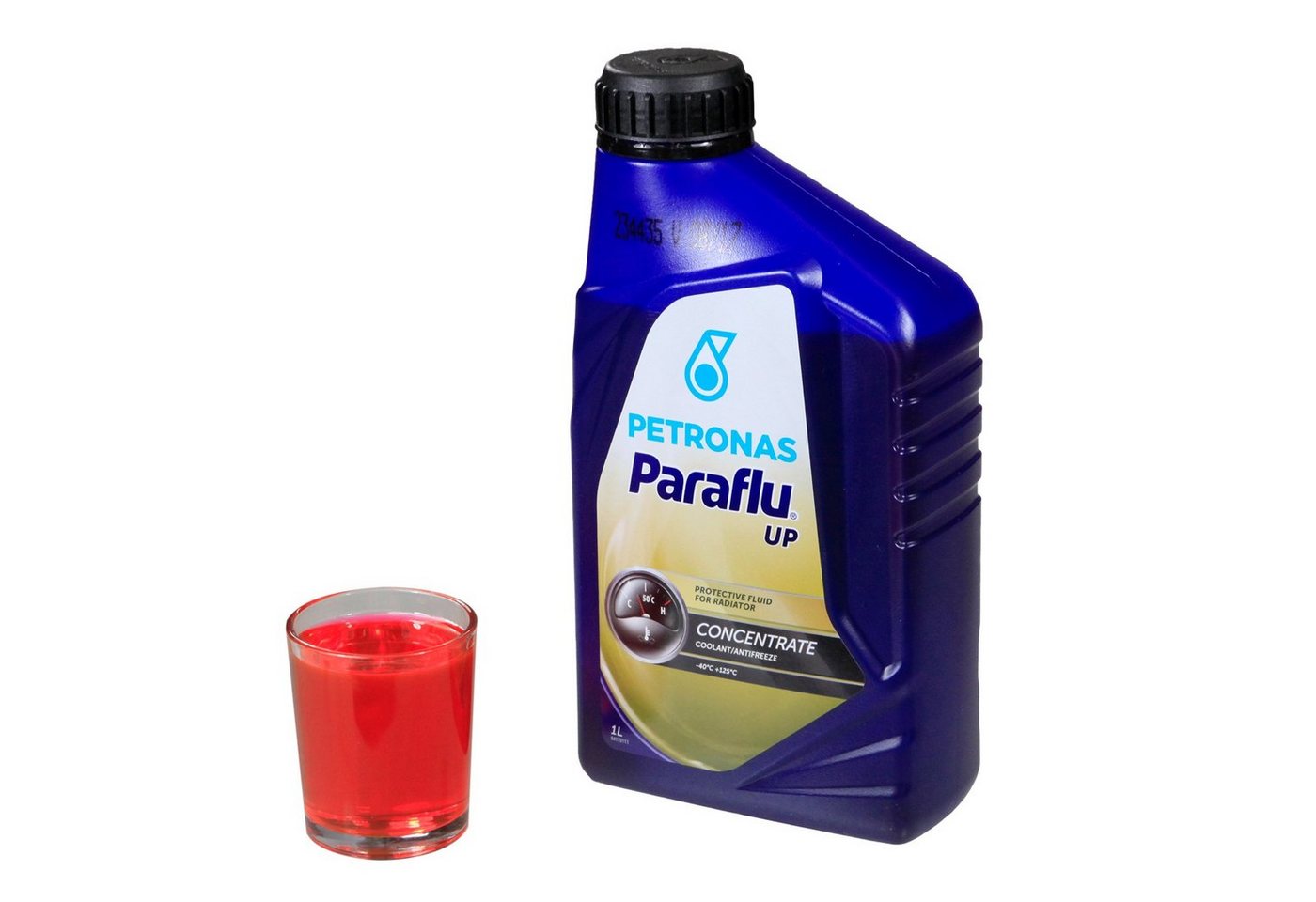 Petronas Kühlerfrostschutz Paraflu UP Kühlflüssigkeit 1Liter Fiat 9.55523, bis -40 °C, 1 St., Farbe: Rot