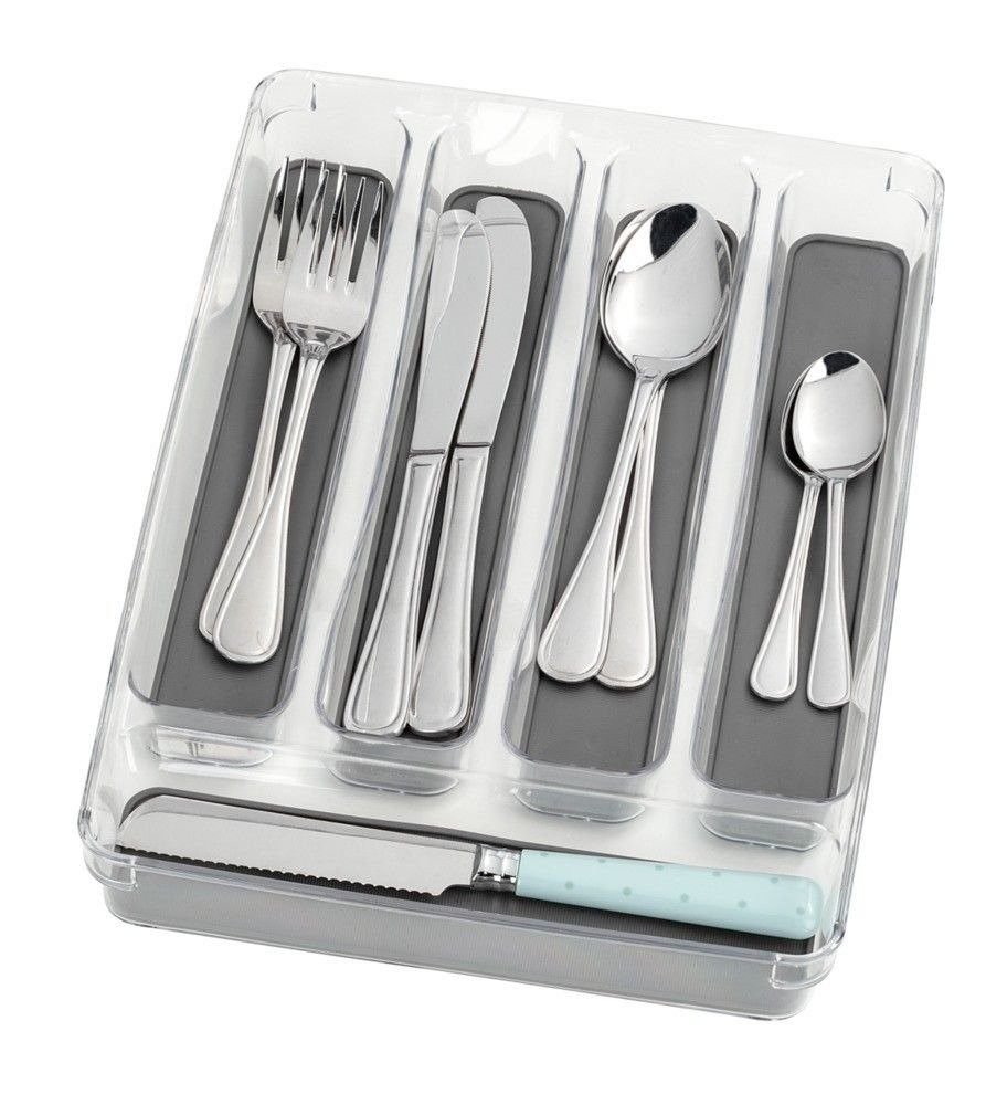 WENKO Besteckkasten Besteckeinsatz, 5 Fächer, WENKO