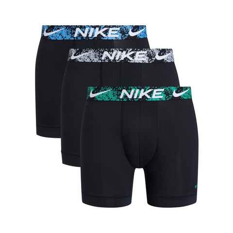 NIKE Underwear Boxer BOXER BRIEF 3PK (Packung, 3er-Pack) mit längerem Bein & NIKE Logo-Elastikbund (3 Stück)