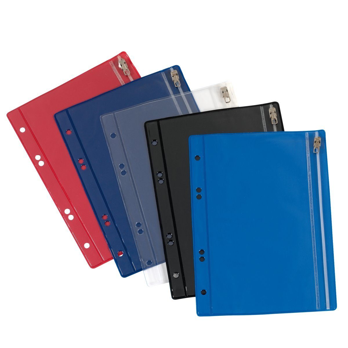 Prospekthülle 5 Herlitz Utensilienhüllen / abheftbar / ca. DIN A4 / 5 verschiedenene
