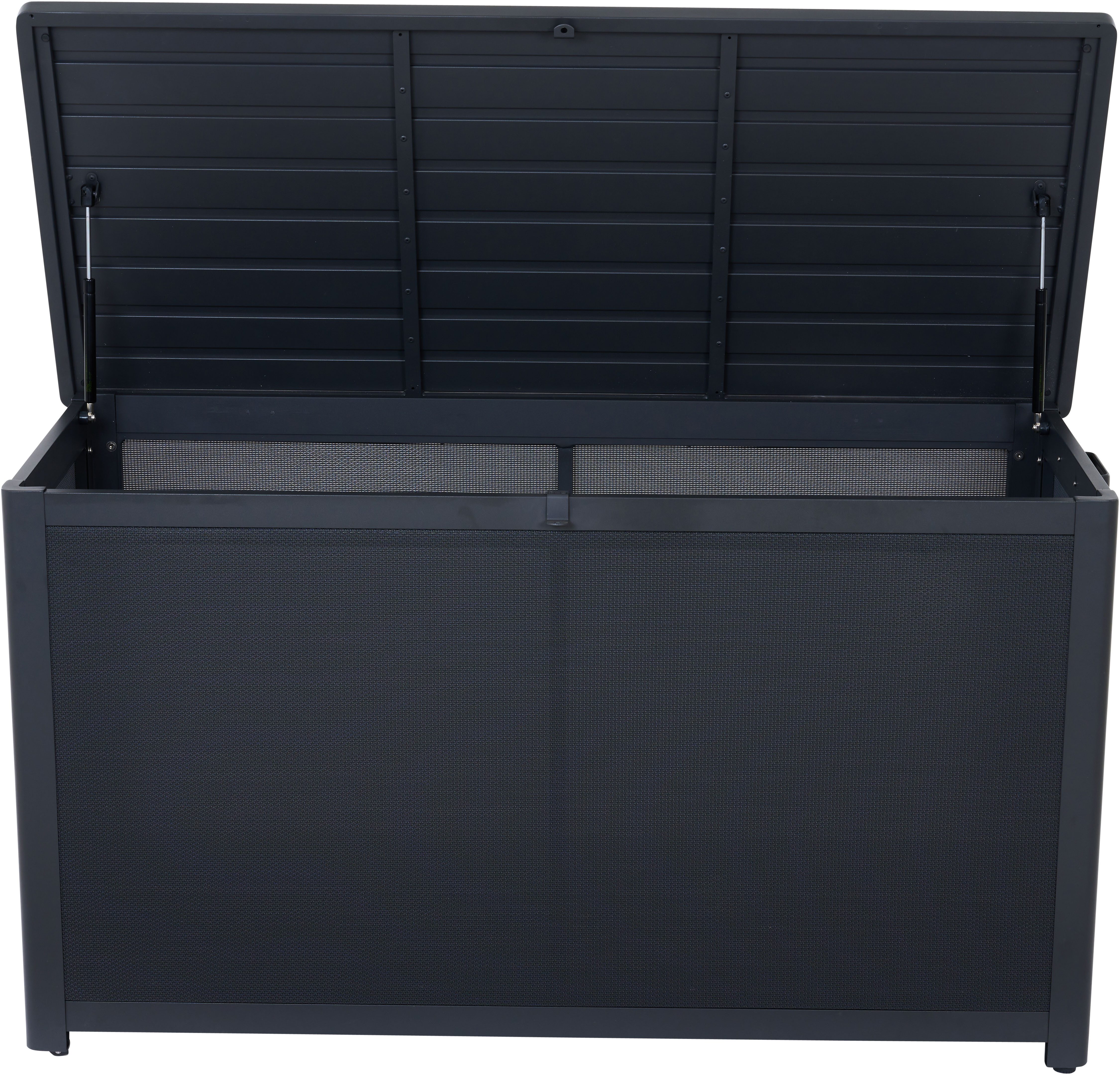 Siena Garden Kissenbox, Gestell aus Aluminium, Ranotex® Bezug, 135x59x75cm anthrazit