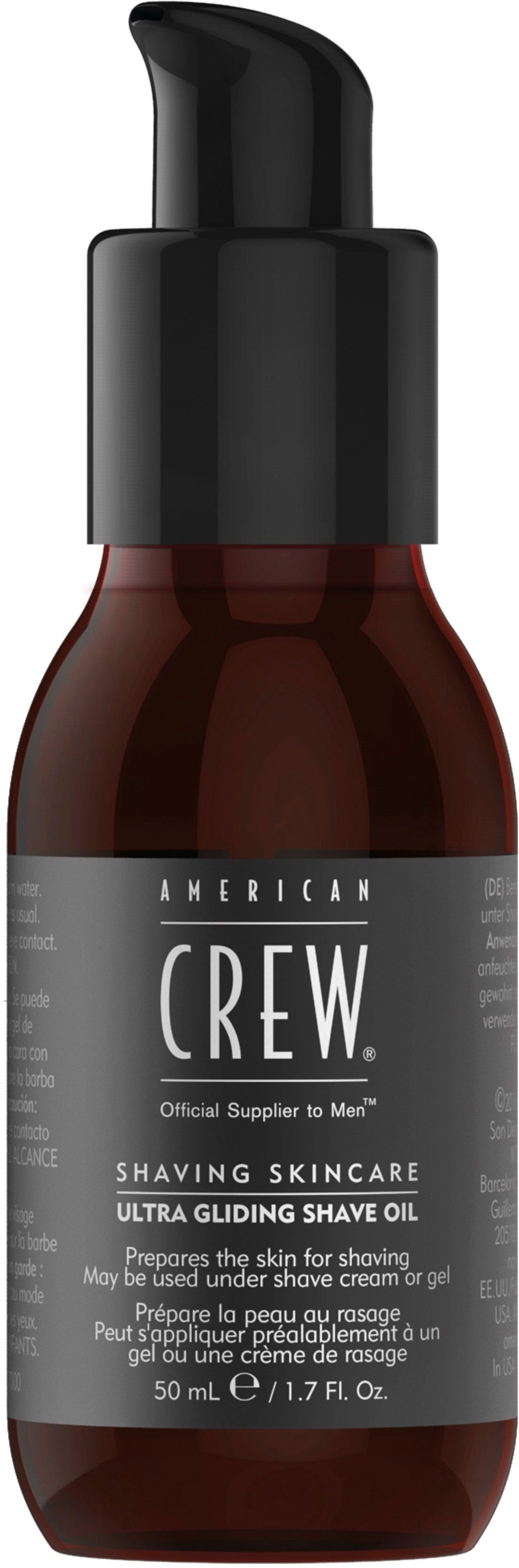 American Crew Bartöl Ultra Gliding Shave Oil 50 ml, mit botanischen Zutaten und ätherischen Маслаn