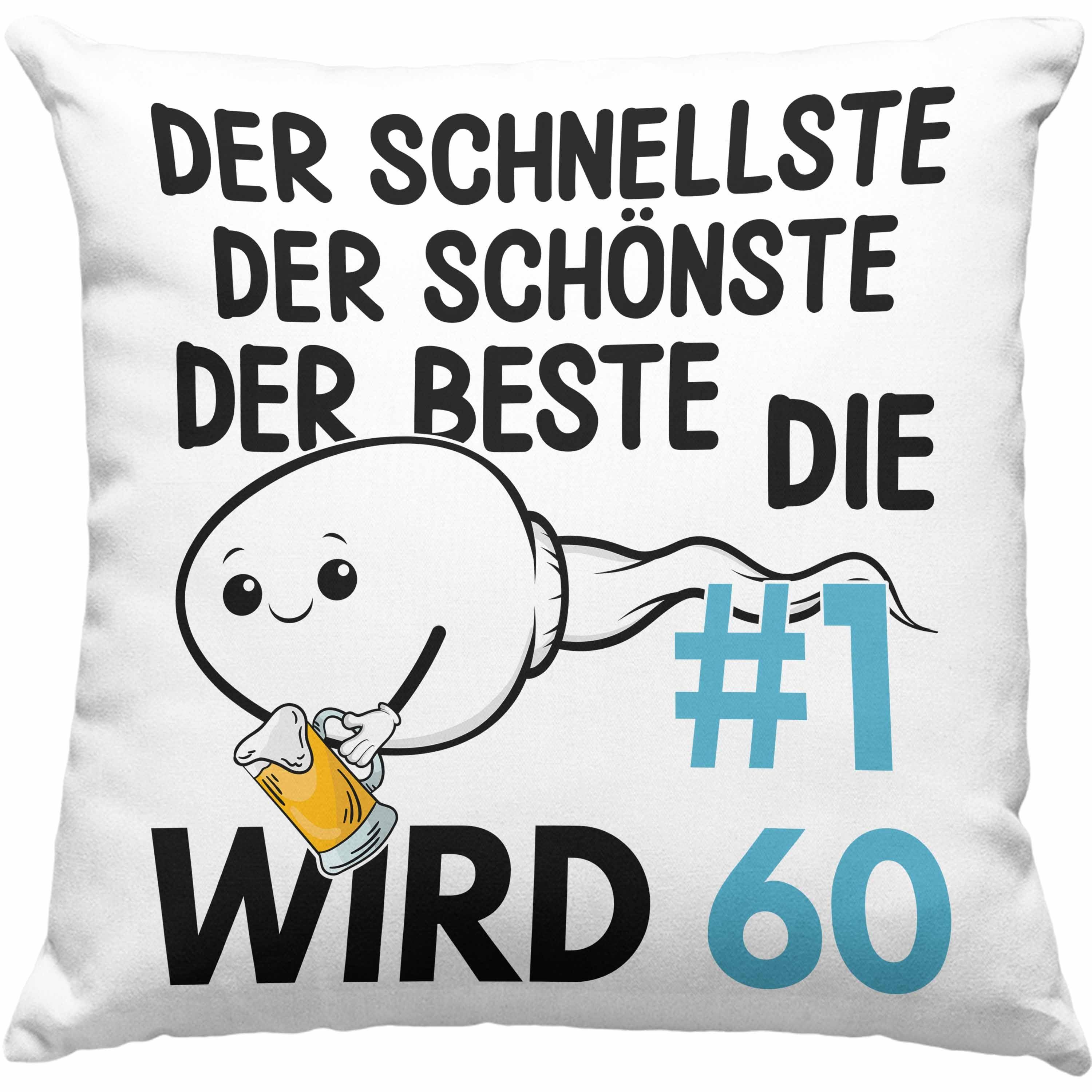 Trendation Dekokissen Trendation 60. Geburtstag Kissen Geschenk