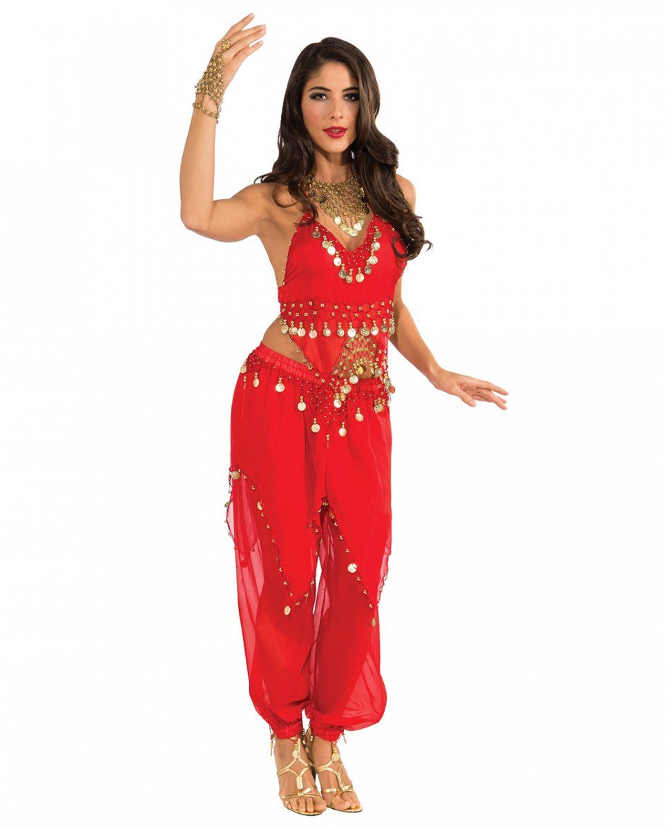 Horror-Shop Kostüm »Orientalisches Bauchtanz Kostüm in Rot mit Münzen«  online kaufen | OTTO