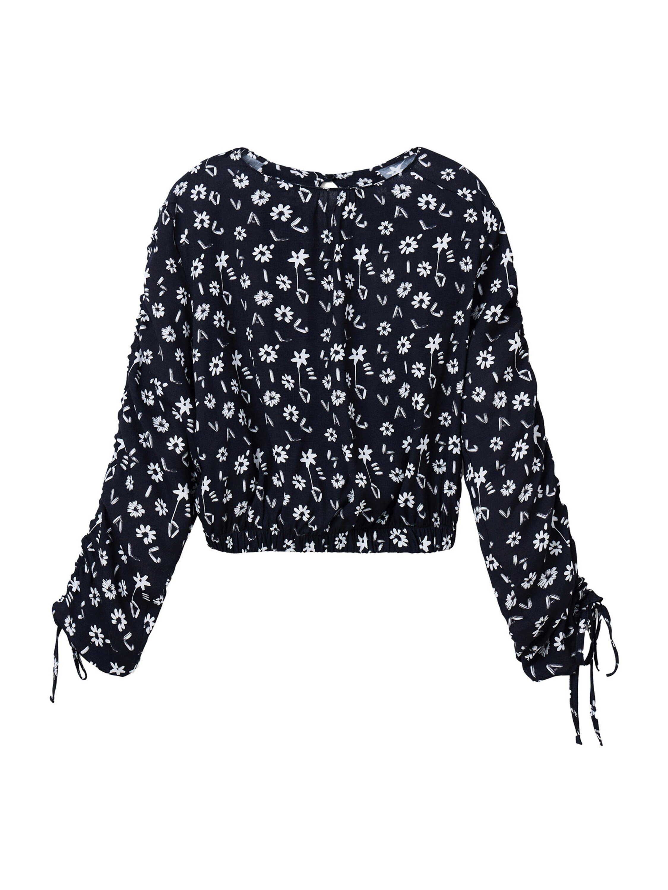 Desigual Langarmbluse CLARK (1-tlg) Drapiert/gerafft