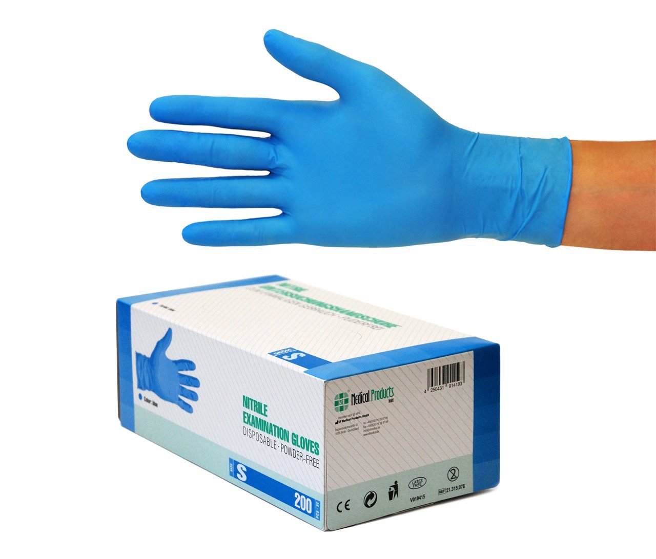 Oriplast GmbH Nitril-Handschuhe SF Nitrilhandschuhe blau günstig online kaufen