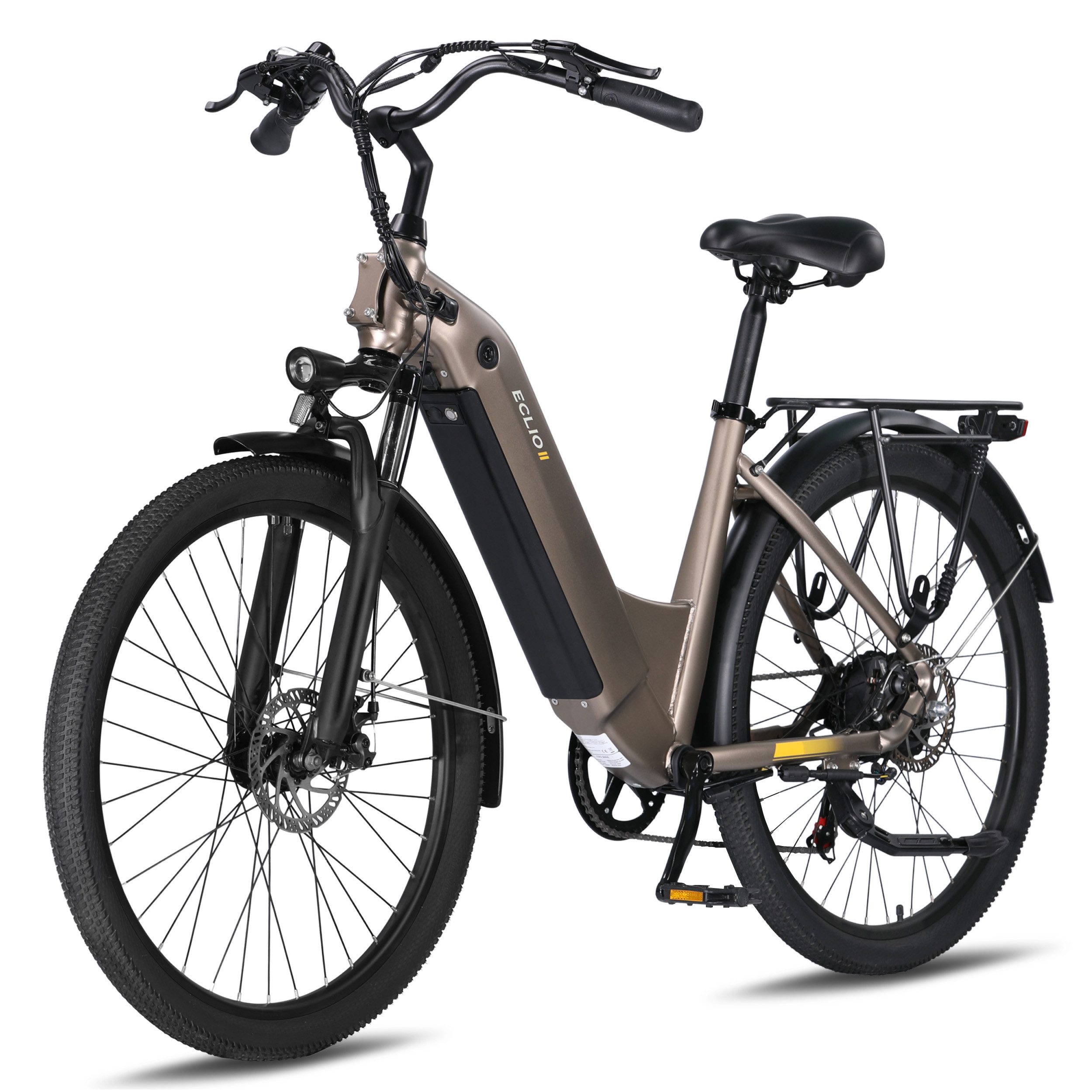 Vankel E-Bike Cityrad e bike für herren 26 zoll 18.2AH 36V 655WH damen 120km Elektrofahrrad, Kettenschaltung, Heckmotor, 655 Wh, (Beleuchtungsset mit Batterieladegerät, Batterieschlüssel, Werkzeug), Komfortables Stadtrad mit Scheibenbremsen & 26" Bereifung für Pendler