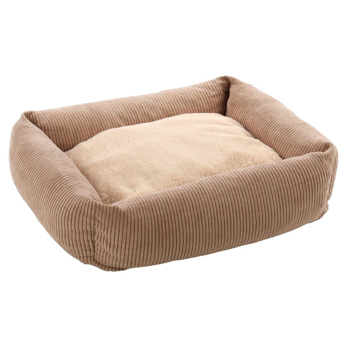 Flamingo Tierbett Hundebett Colette rechteckig taupe