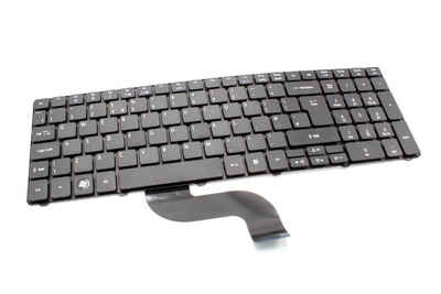 vhbw Tastatur (passend für Acer Aspire 5820TZ, 7250, 7535, 7535G, 7535GZM, 7540, 7540G, 7551G Notebook / Netbook)