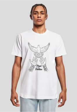 MisterTee T-Shirt MisterTee Herren Peace & Freedom Tee (1-tlg)