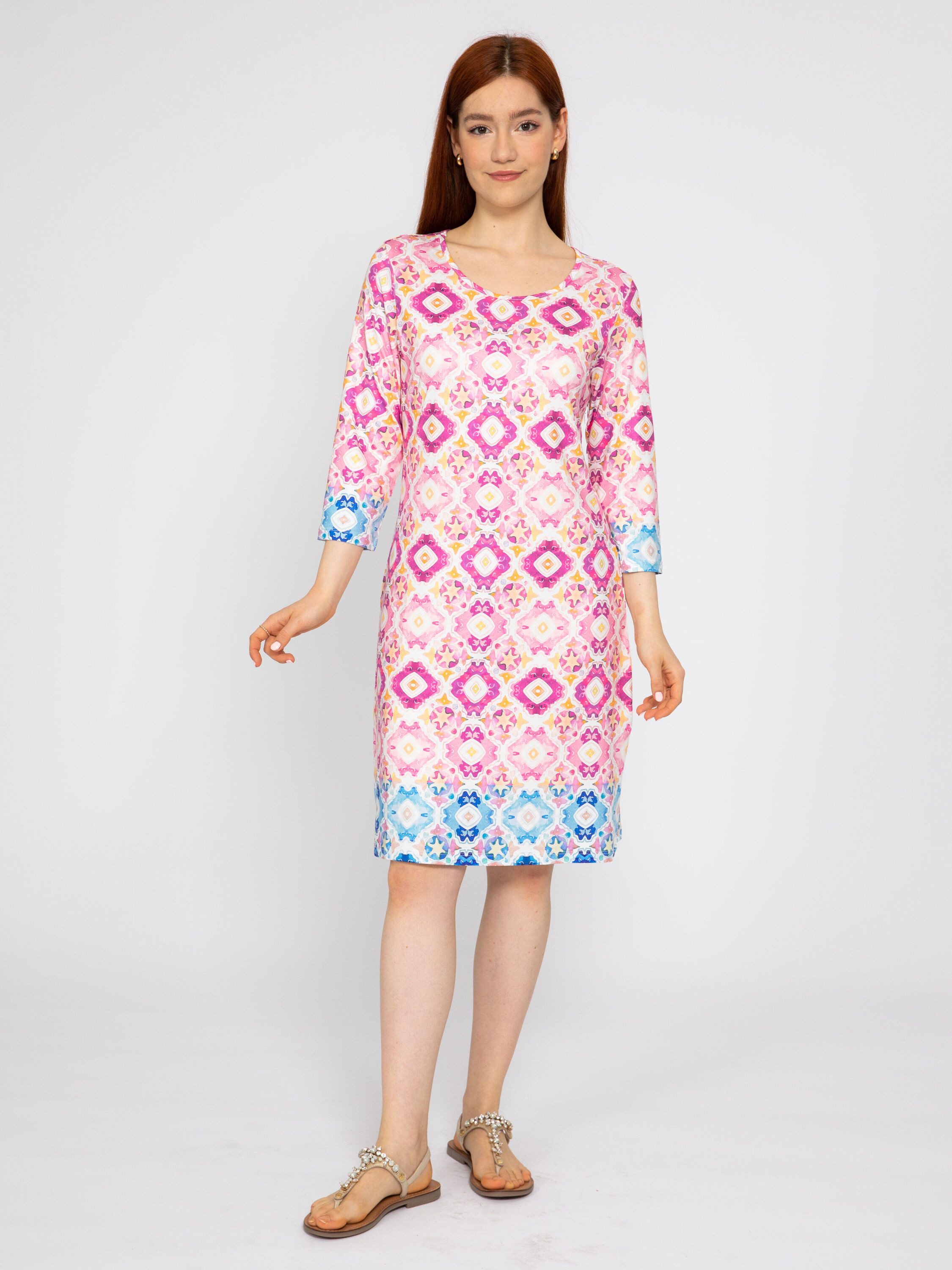 VICCI Germany Jerseykleid (1-tlg) mit geometrischem günstig online kaufen