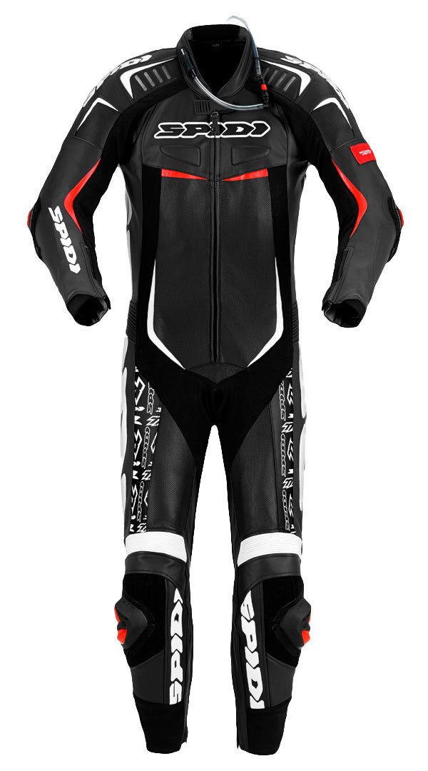SpiDi Motorradkombi Track Wind Replica Evo 1-Teiler Motorrad Lederkombi Wasserdicht belüftet protektoren herausnehmbares wasserdichte