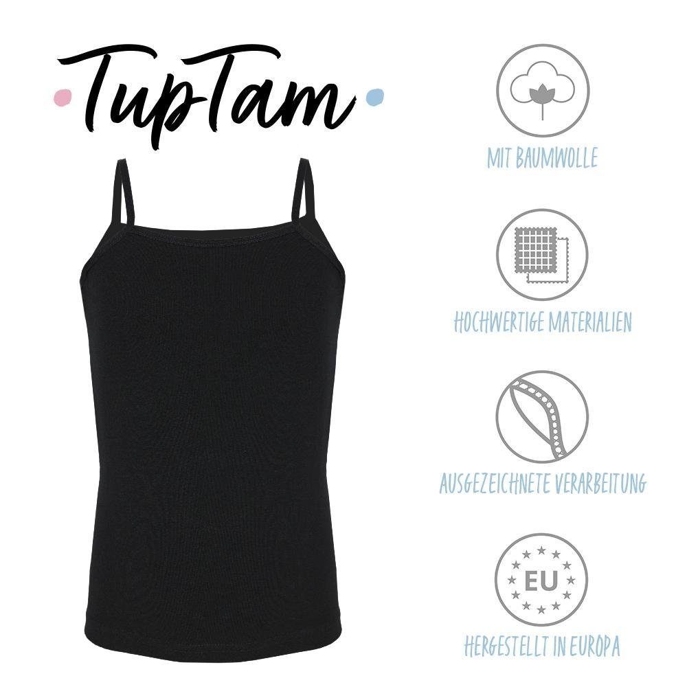 TupTam Unterhemd TupTam Mädchen Unterhemd Spaghettiträger Top 5er Pack – Bild 2 von 5