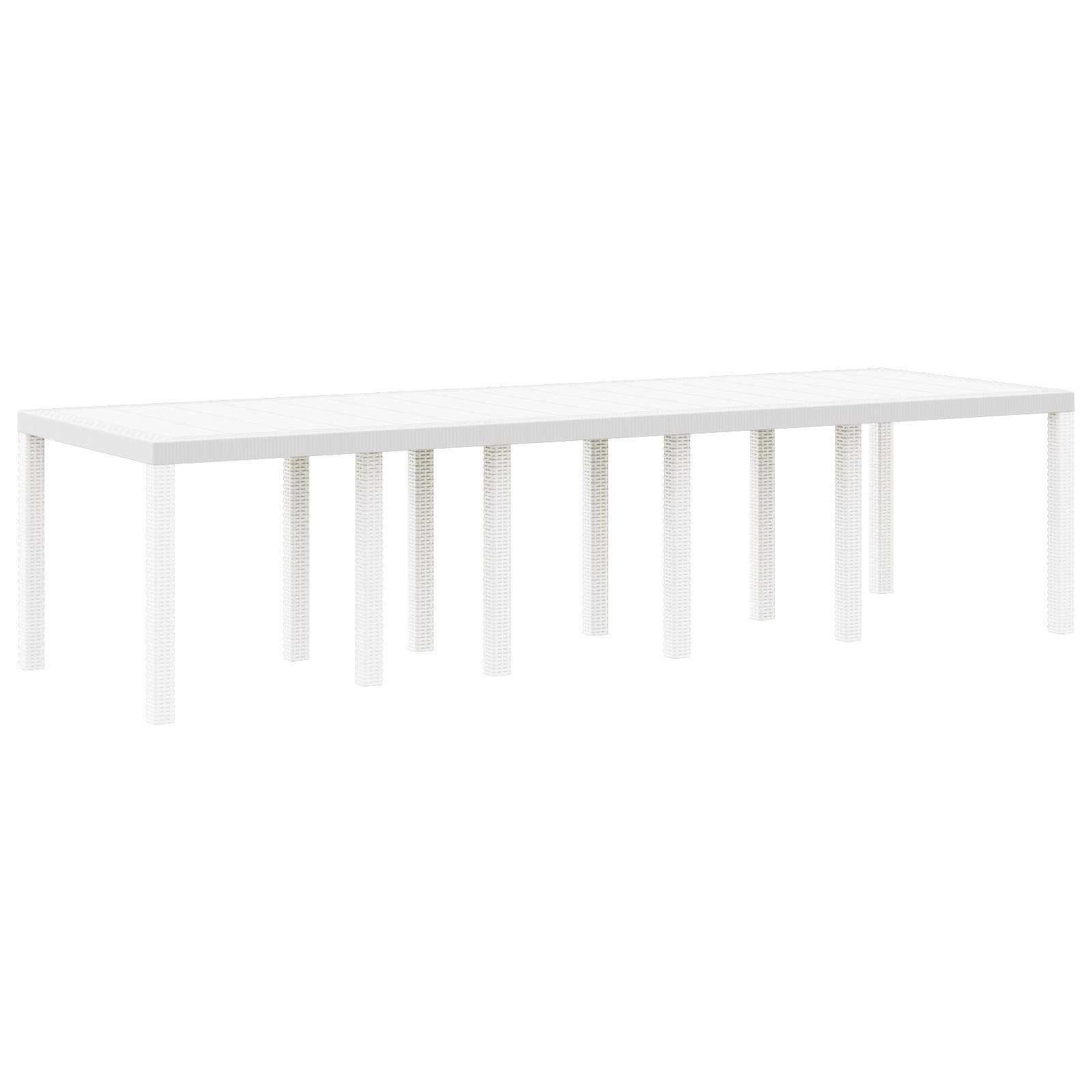 vidaXL Gartentisch Gartentisch Weiß 300x100x73 cm günstig online kaufen