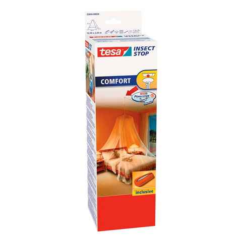tesa Moskitonetz Comfort, für Einzel- und Doppelbetten, UV-beständig und waschbar
