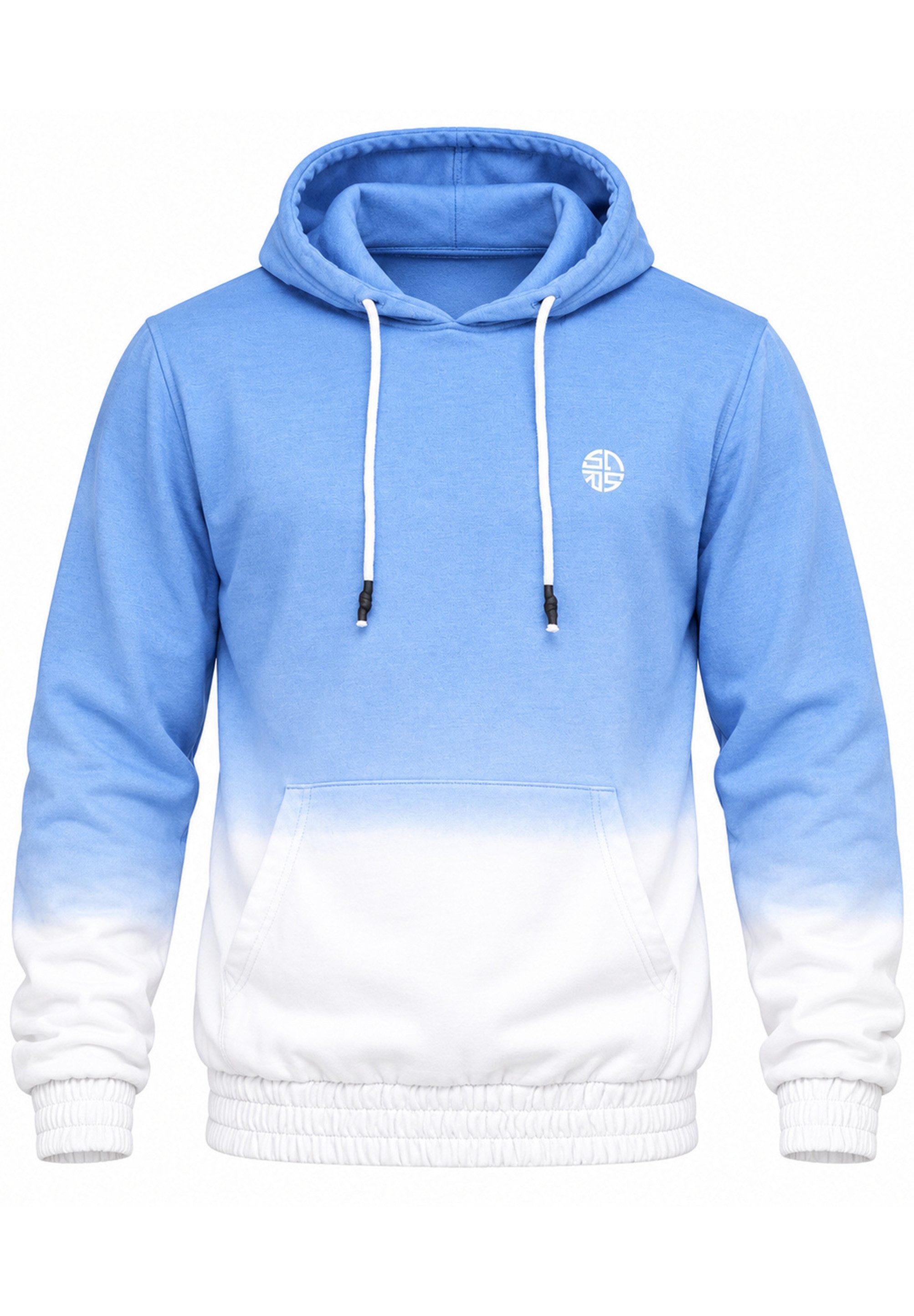 SOULSTAR Hoodie mit Farbverlauf Pullover für Herren Kapuzenpullover Kapuzen-Sweatshirt Sweater