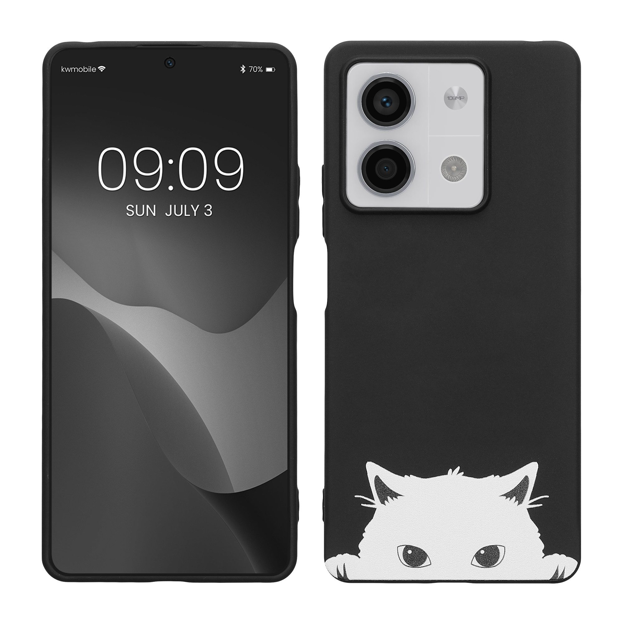 kwmobile Handyhülle Hülle für Xiaomi Redmi Note 13 5G, Handyhülle Silikon Case