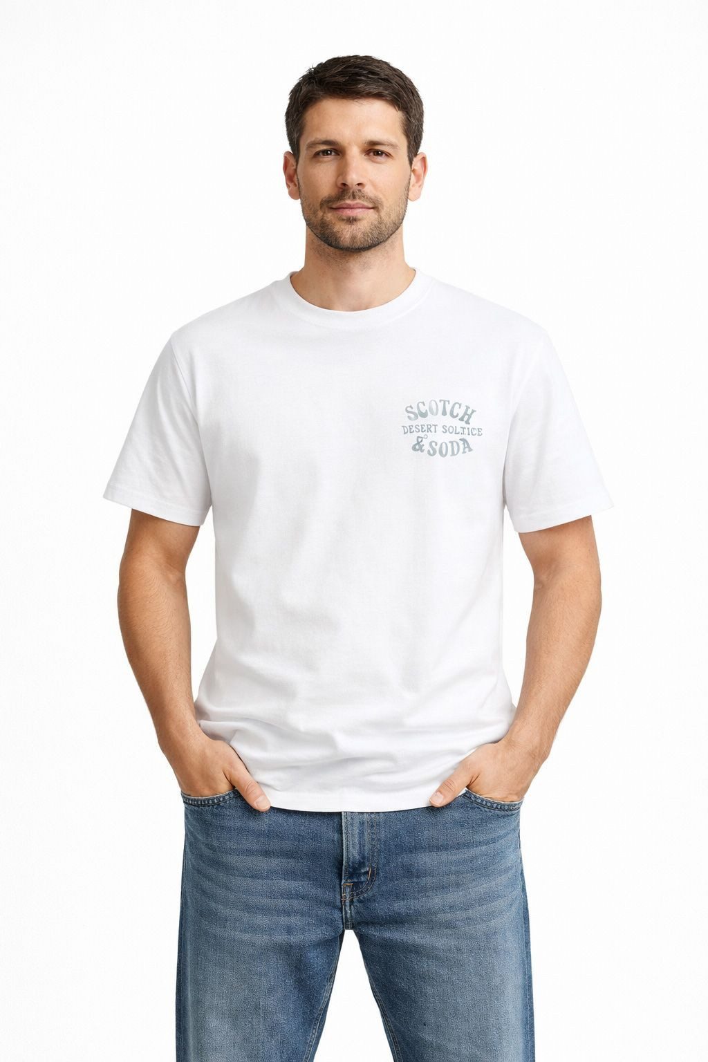 Scotch & Soda T-Shirt Left chest artwork regular-fit