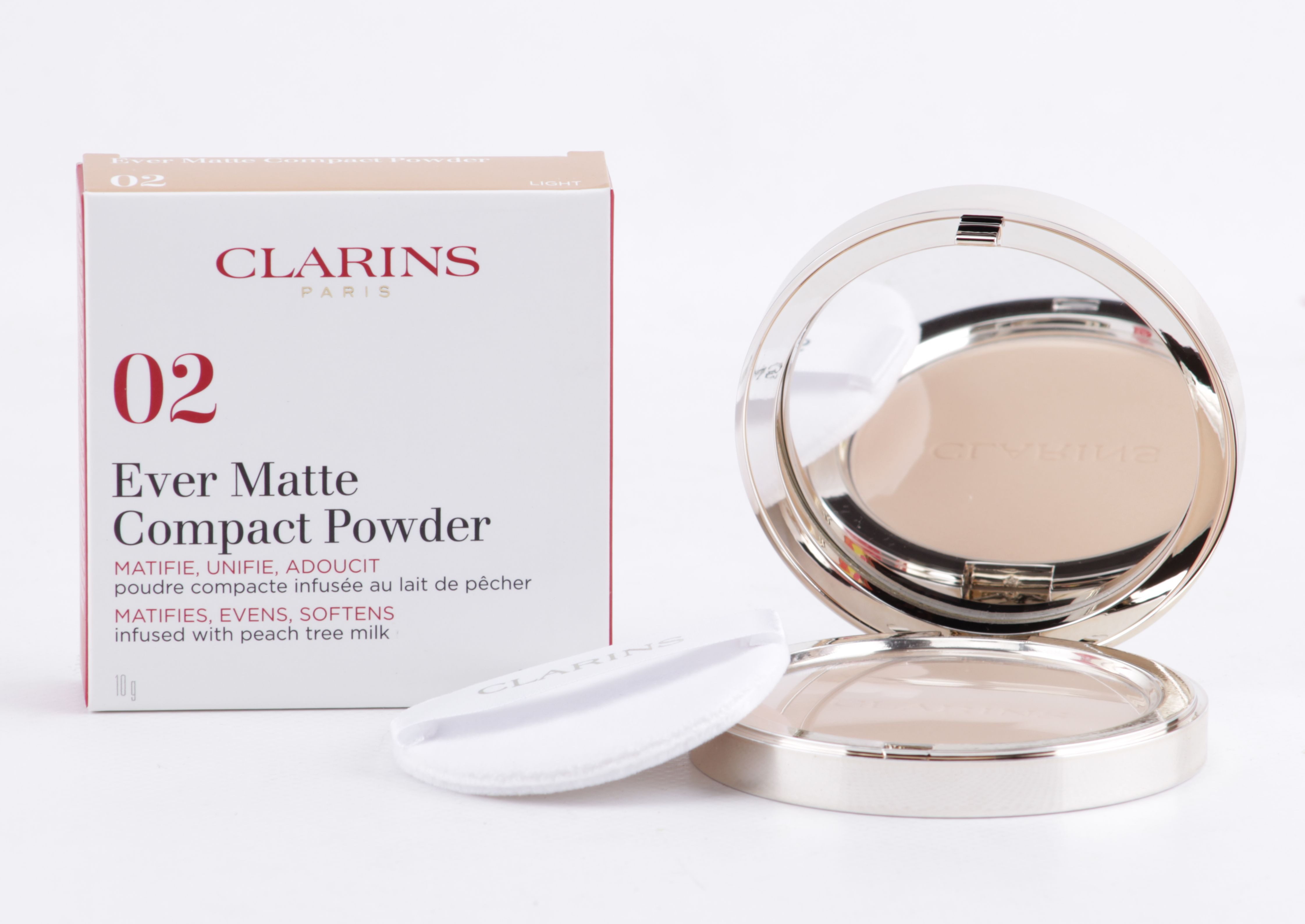 Clarins Foundation Clarins - Ever Matte Compact Powder - 15g - 02 Universal Medium
