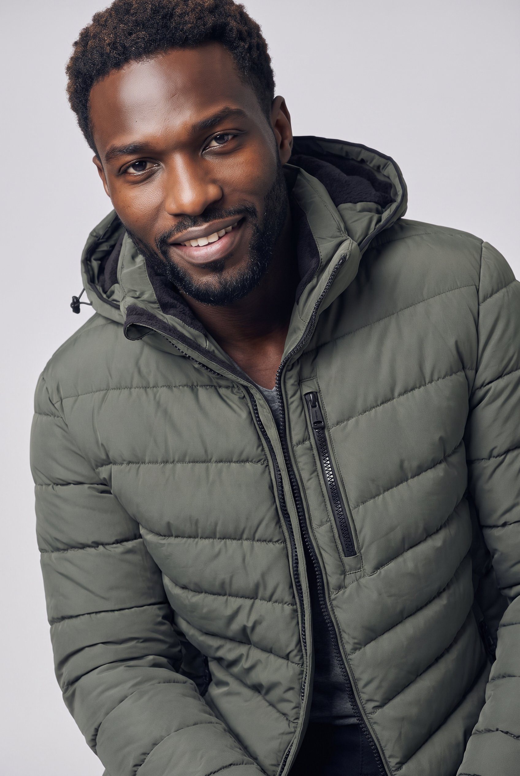 CASAMODA Steppjacke Winterjacke mit Kapuze