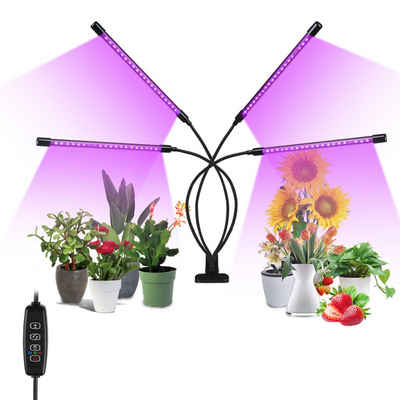 LED Pflanzenlampe Pflanzenleuchte Pflanzenlicht mit Teleskopstab Grow Lampe 