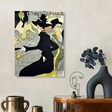 Posterlounge Forex-Bild Henri de Toulouse-Lautrec, Divan Japonais, Vintage Malerei