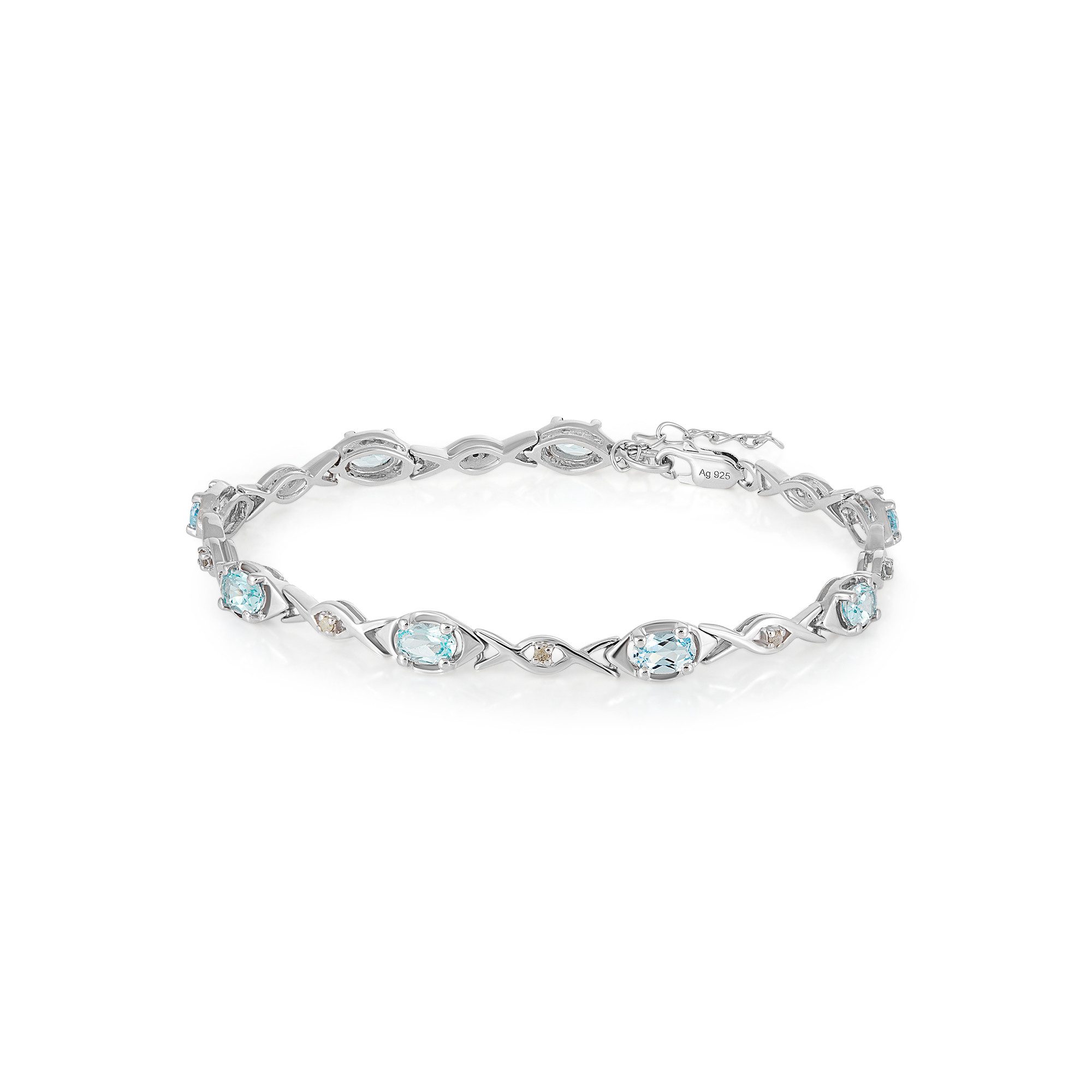 Vira Jewels Armband 925-Sterling Silber rhodiniert günstig online kaufen