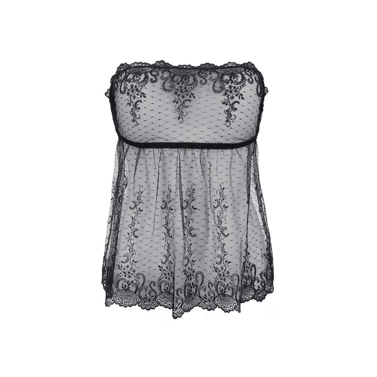 Axami Negligé Axami - V - 9639 babydoll & string black - (L,M,S,XL) (Packung)