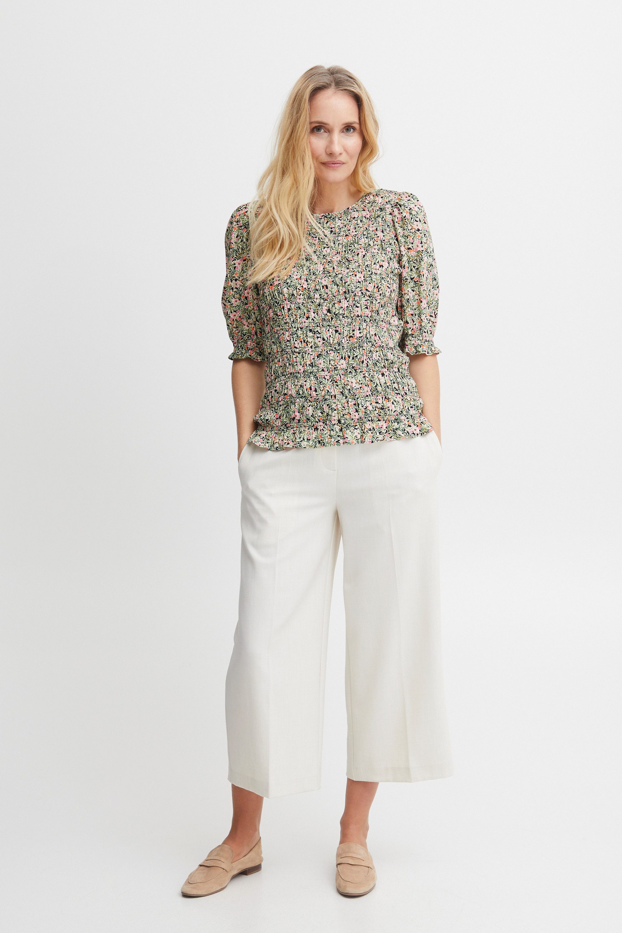 fransa Kurzarmbluse Kurzarm-Bluse FRMALU