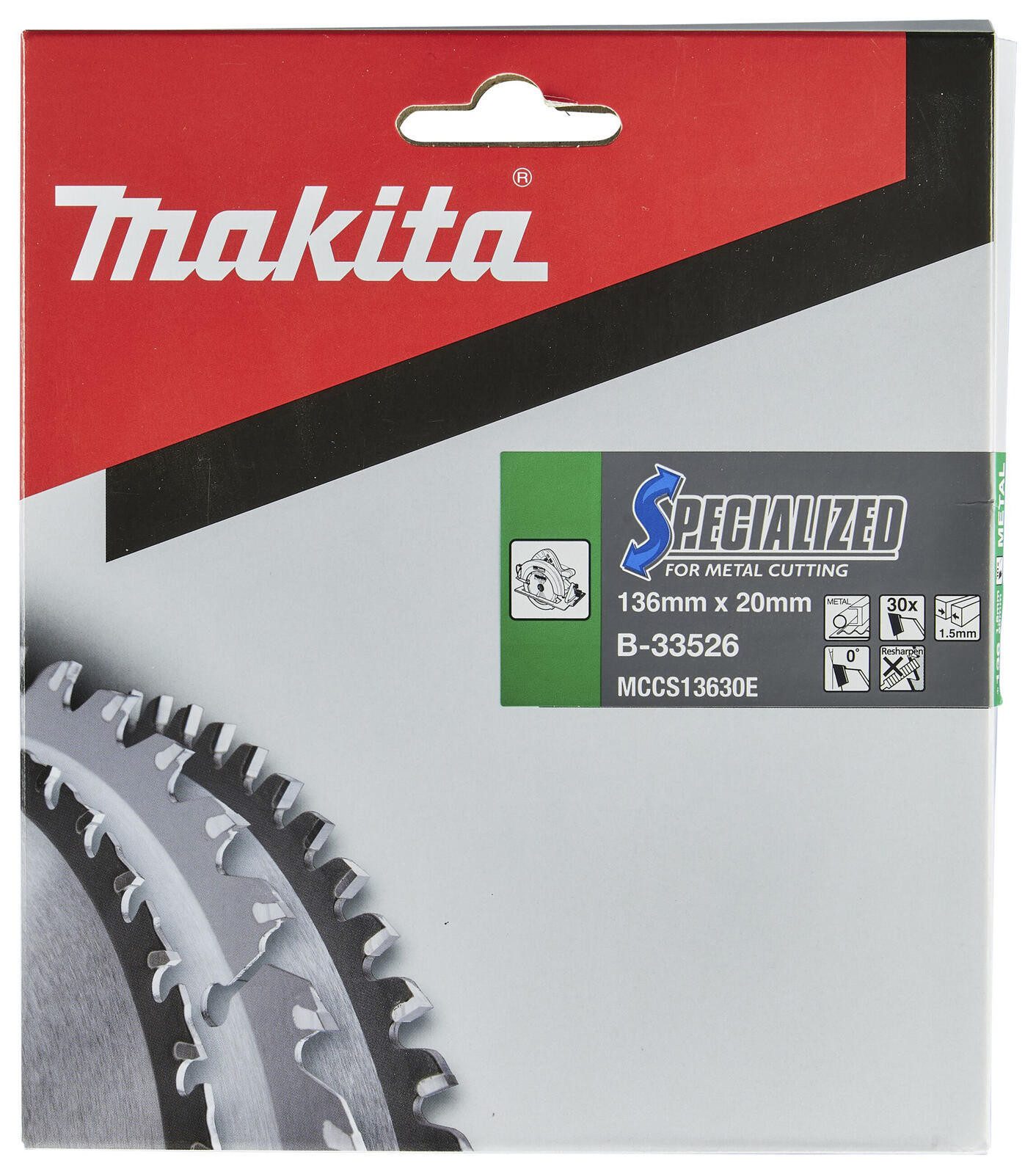 Makita Sägeblatt makita SPECIAL Sägeb136x20x30Z