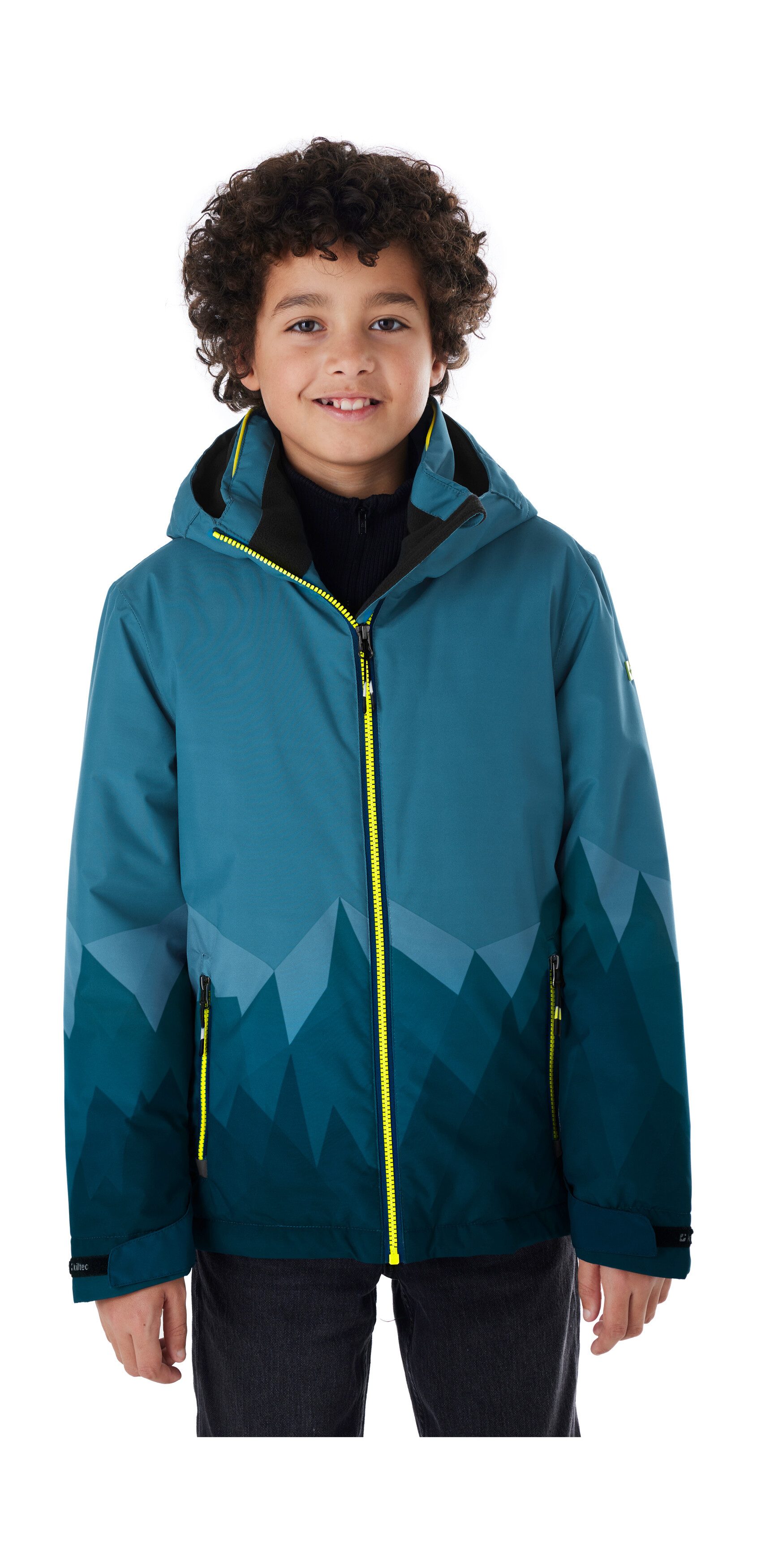 Killtec Skijacke KSW 383 BYS SKI JCKT Wasser- und winddichte Skijacke mit verstellbarer Kapuze