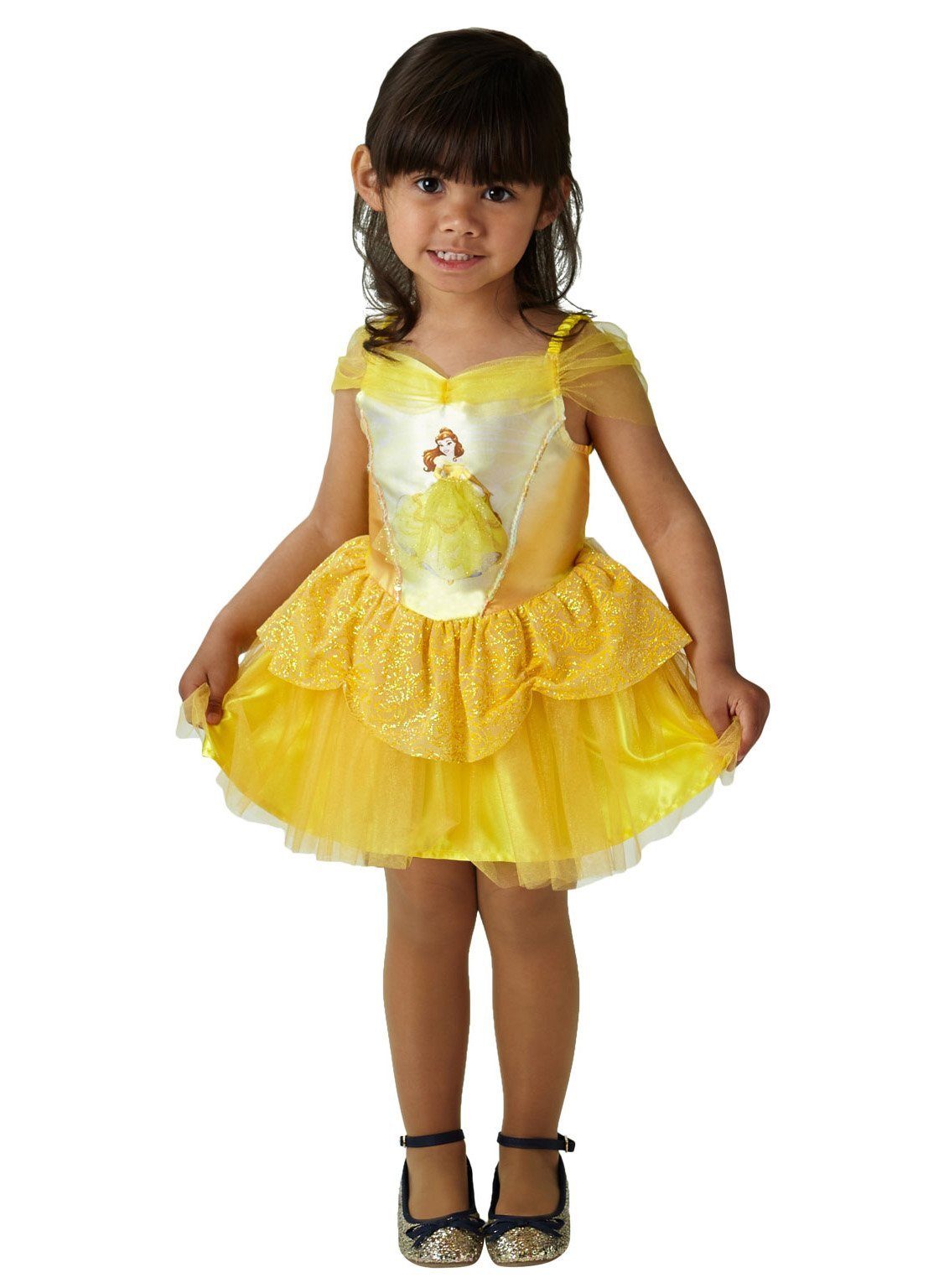 Rubie´s Prinzessin-Kostüm Disney Prinzessin Belle Ballerina Kinderkleid, Süßes Tutukleid für märchenhafte Ballerinas von Rubie´s