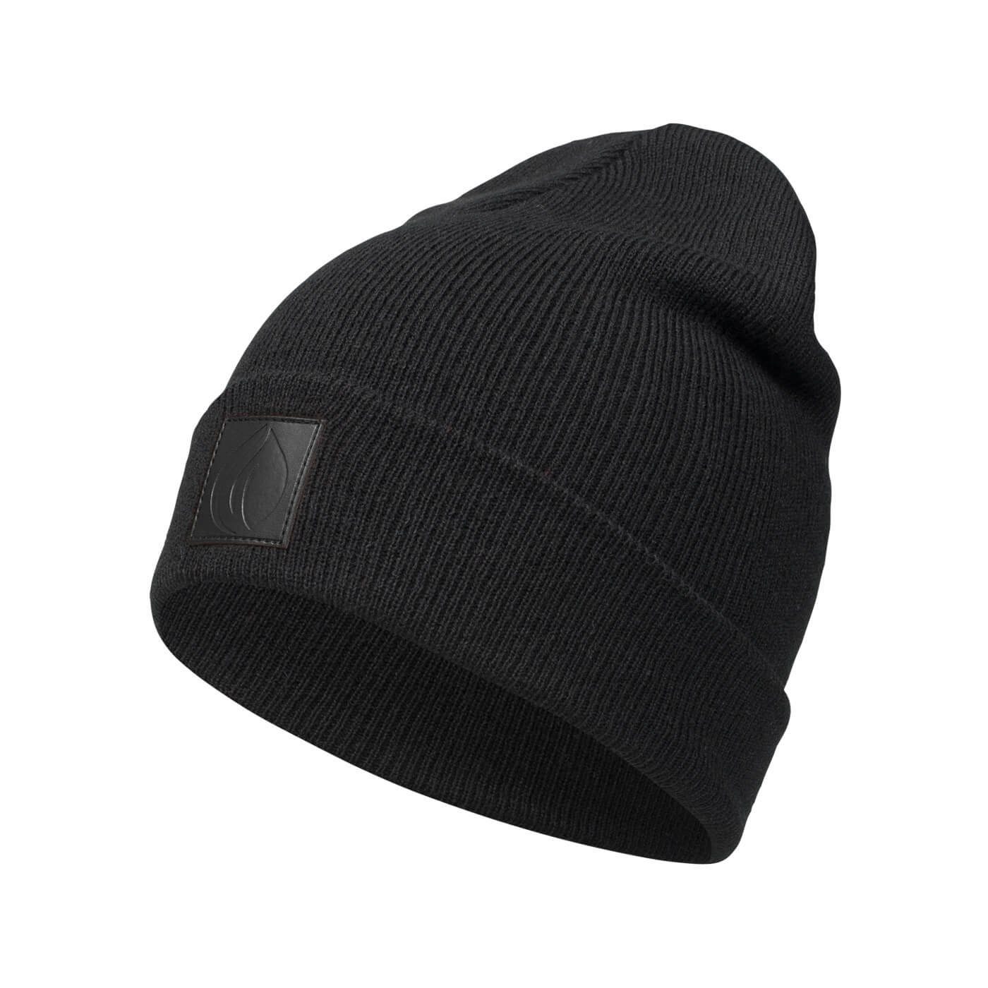 OCCULTO Beanie Leatherpatch Winter Mütze Beanie (Black Label)