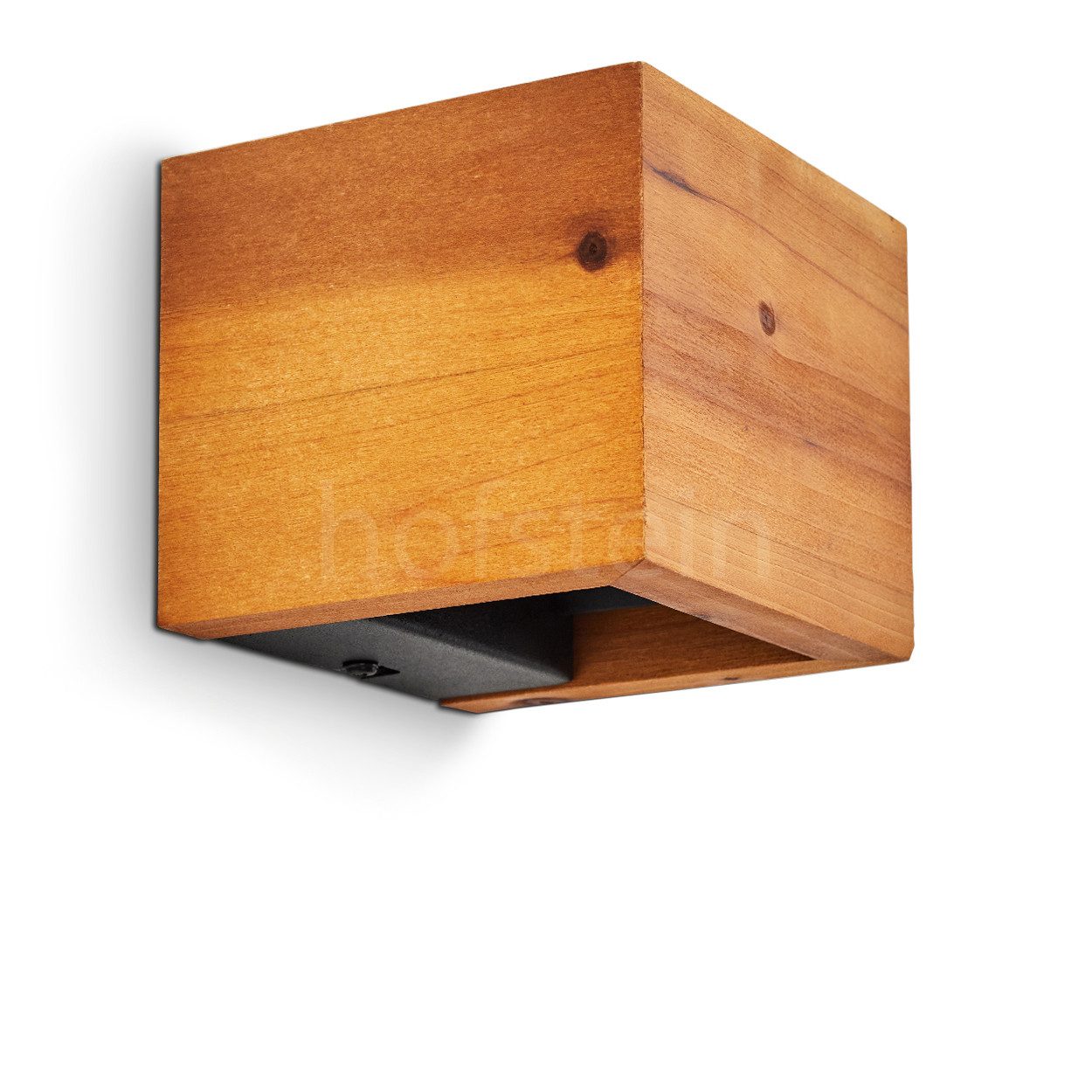 hofstein Wandleuchte »Cortignano« Wandlampe aus Holz/Metall günstig online kaufen