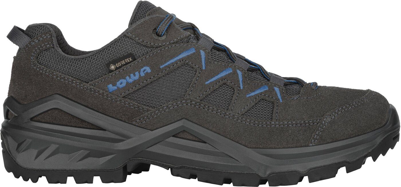 Lowa SIRKOS EVO GTX LO GRAPHIT/BLAU Trekkingschuh