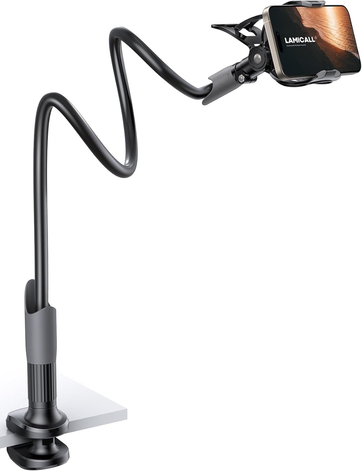 Innocase Handy-Halterung Flexible Handyhalterung Schwanenhals Universal Halter für Smartphone